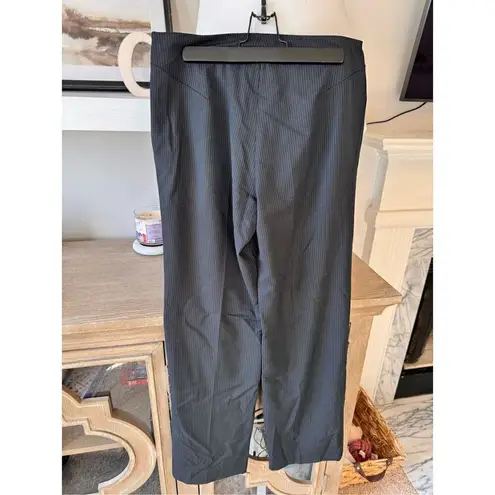 Hilton Hollis Striped Wide Leg Dress Pants Women Size 8 Gray