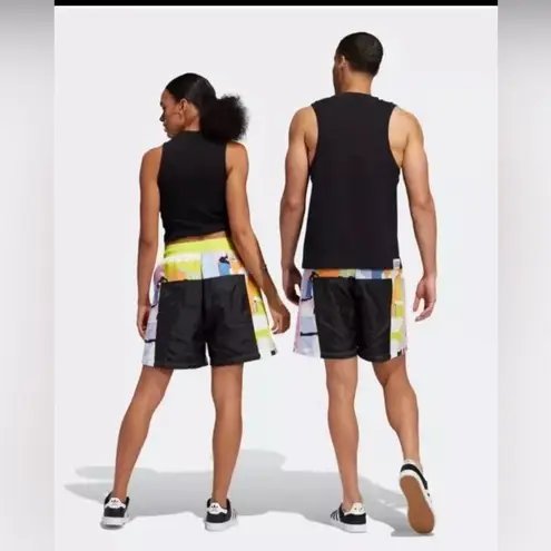 Adidas PRIDE COLLECTION Love Unites Woven Shorts Unisex Size 2XS Black