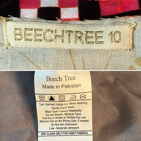 Beechtree Pakistani Tunic Coverup Bright Colorful Yellow Pink 10