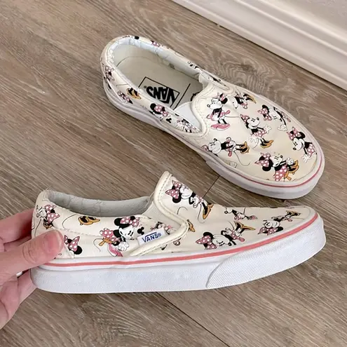 Vans  x Disney Rare Minnie Mouse classic slip on shoes 5