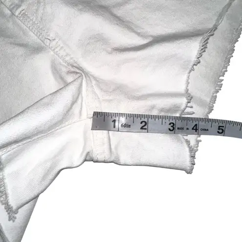 RE/DONE NWT 50s Cutoffs Ultra High Rise White Button Fly Denim Shorts 29