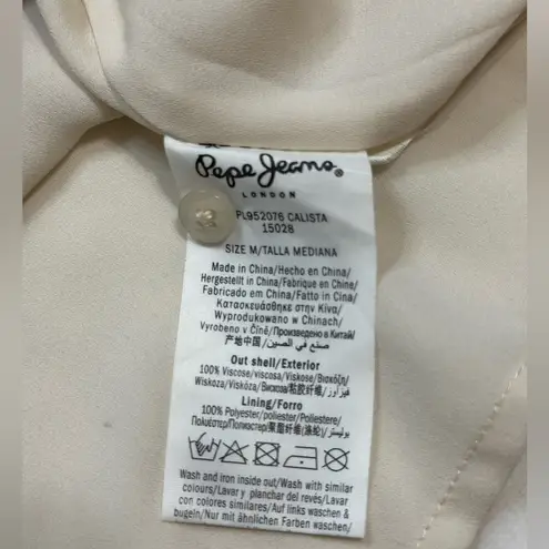 Pepe Jeans floral Ruffled Bishop Sleeve Dress size M