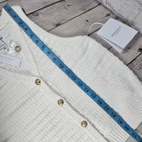 Revolve Song of Style by Aimee Song Lady Knit Sweater Tank Vest M NWT White Size M