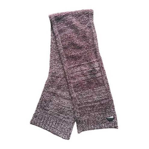 Barefoot Dreams CozyChic Scarf One Size Maroon Garnet Ultra Soft Plush Knit