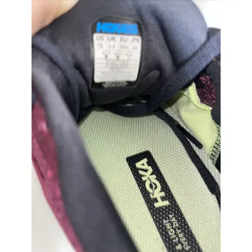 Hoka One One Clifton 8 Womens Running Sneakers Shoes Ibis Rose Pink Size 7 B