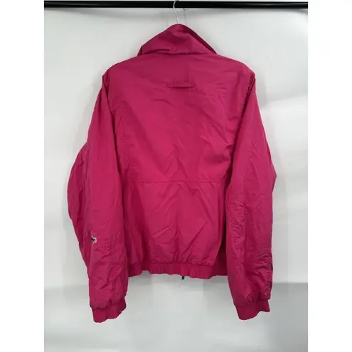 Helly Hansen Pink Y2K Athletic Outdoor Zip Snap Close Women XL Track Jacket