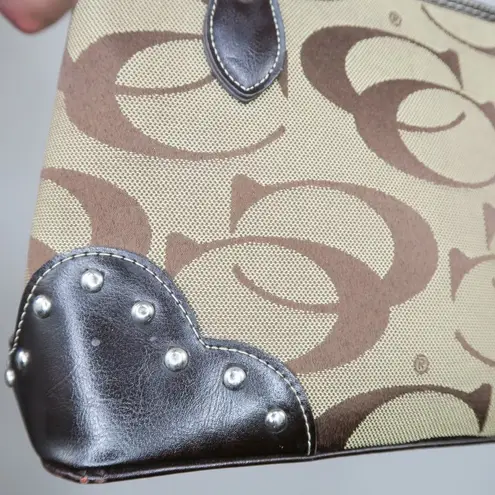 Vintage Y2K Brown CC Logo Shoulder Bag