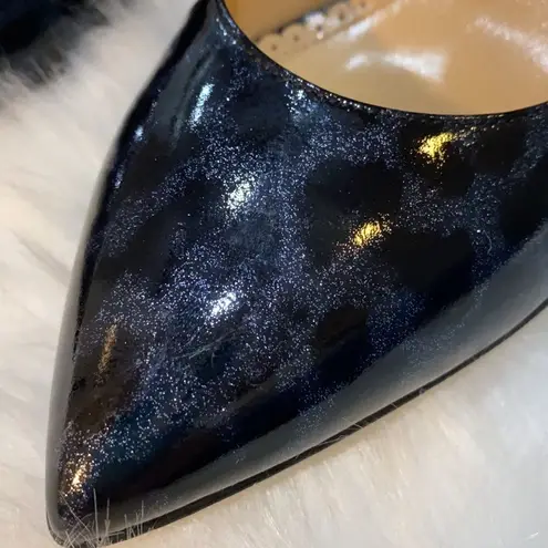 Charlotte Olympia leopard print kitten heels with ankle strap Size 34/6 A16