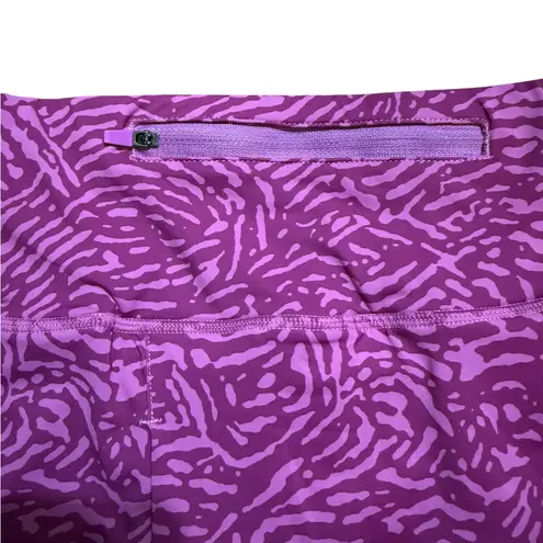 Purple & Pink Animal Print Athletic Skort Built
