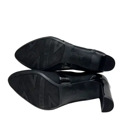 Life Stride Boots Size 6.5 Black Microsuede Cushioned Ankle Booties NEW