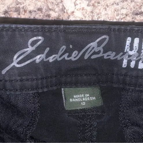 Eddie Bauer  Black Heritage Wash Bermuda Khaki Shorts