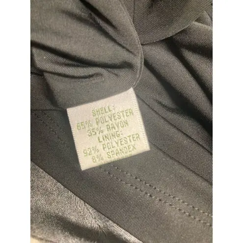 Donna Morgan Dress Gray Size 8