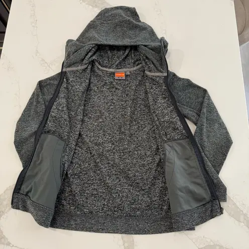 Merrell Zaida Full Zip Fleece Hooded Cozycore Jacket Women’s Medium Heather Gray