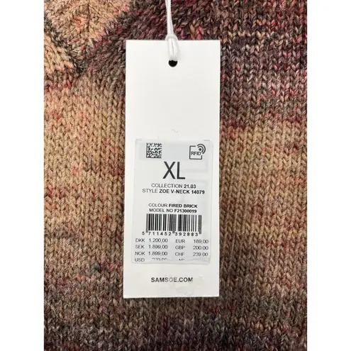 Samsoe Samsoe Sweater Womens XL Zoe Stripe V