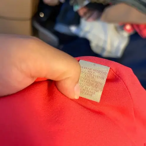 Champagne & Strawberry Embroidered Neon Strapless Dress Pink