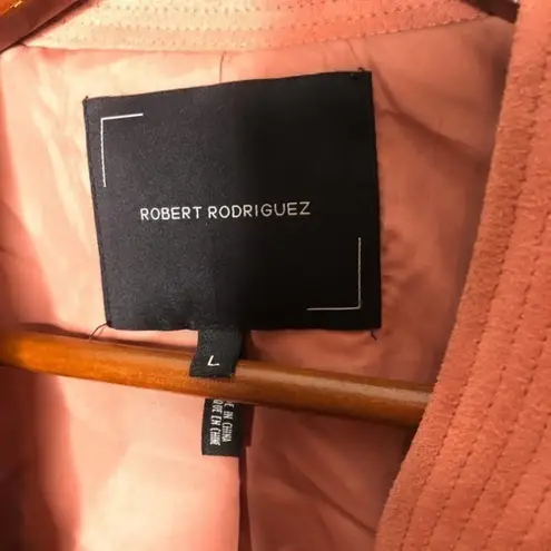 Robert Rodriguez faux suede ayana moto jacket