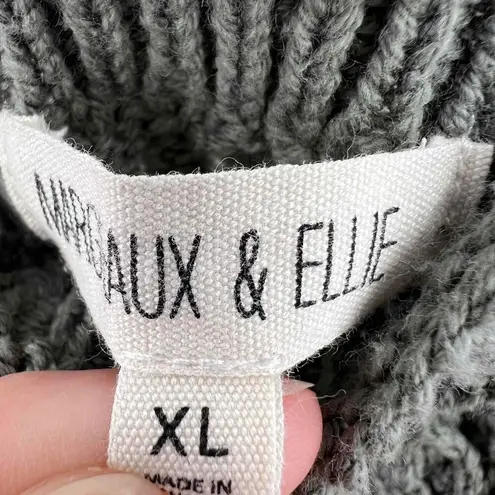 Margaux & Ellie Green Knit Pattern Square Neckline Sleeveless Sweater Top XL