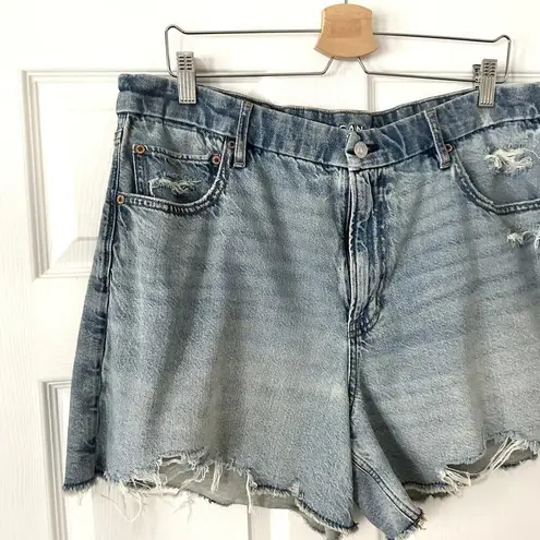 American Eagle Curvy Relaxed Denim Shorts Sz 18 Blue