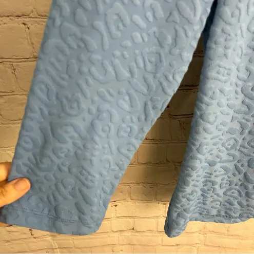 J. McLaughlin set of two textured animal print 3/4 sleeve blouses size Large