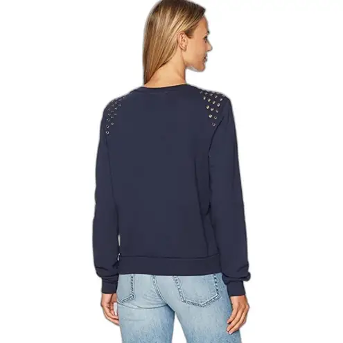 Black Orchid Embellished Sweatshirt Navy Small