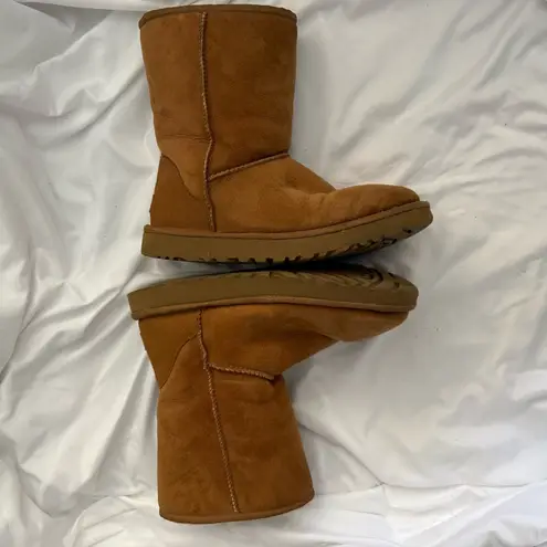 UGG EUC Classic Short II in Chestnut Sheepskin