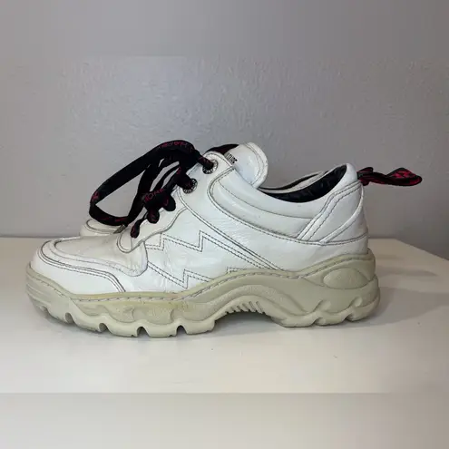 Zadig & Voltaire Women’s Blaze Stylish White Leather Sneakers Size 7.5 (38)