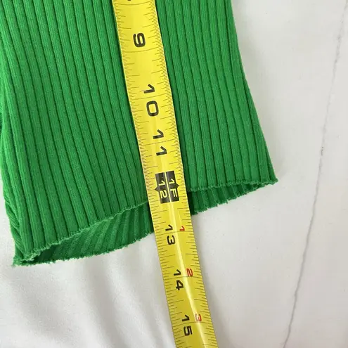 Cotton Citizen Womens XS Ribbed Shorts Green Elastic Waist Made In USA