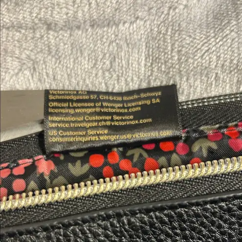 Swiss Gear RosaLyn 14” Laptop Black Leather Tote Bag