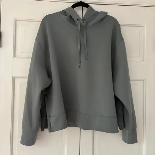 Avia Sage Green Hoodie Plus Size 3X 22 Soft Cozy Athleisure Zip Vent Sweatshirt