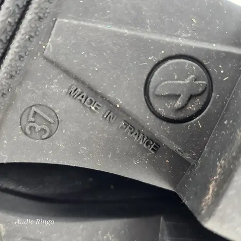 Aigle MS Juliette Bot Short Rain Boots Black Rubber Women’s EU 37 / US 6.5–7