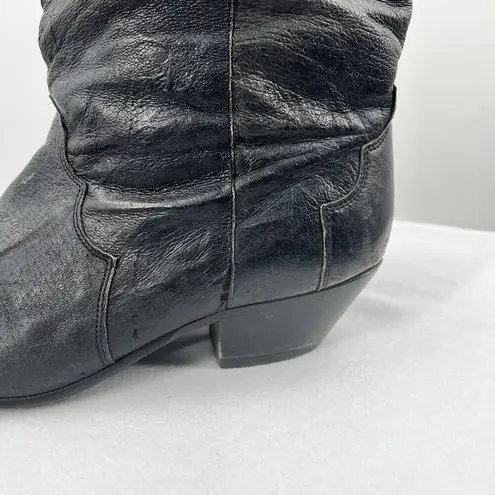 Dingo Vintage Black Womens Boots 6 Western Rodeo Boho Festival