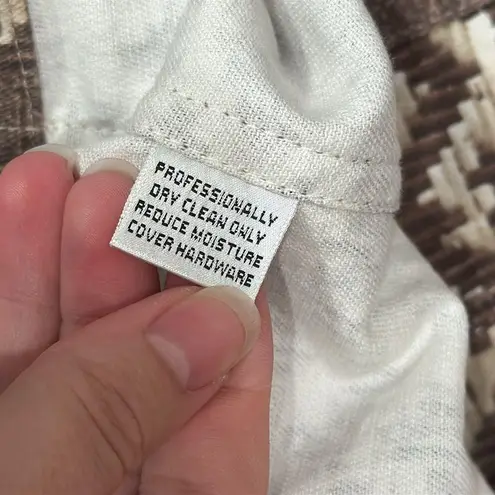 St. John Sport By Marie Gray Aztec Geometric Print Snap Button Jacket size M