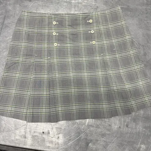 IZOD Xfg Women’s Gray And Green Plaid Golf Skort Size 14