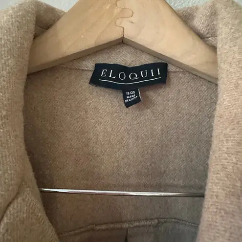 Eloquii Oversized Shacket in Ginger Root Size 18/20