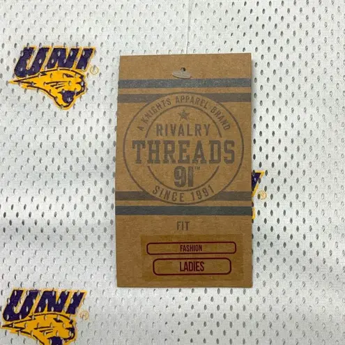 NCAA Northern Iowa Panthers Women's Mesh Tank Top White, Large