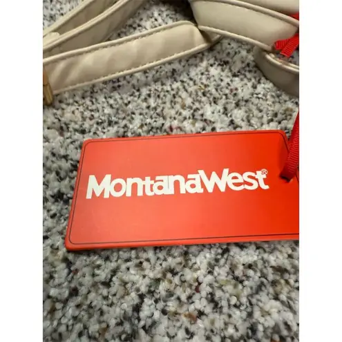 Montana West Women's Cream Backpack Purse Anti-Theft Tassel Design