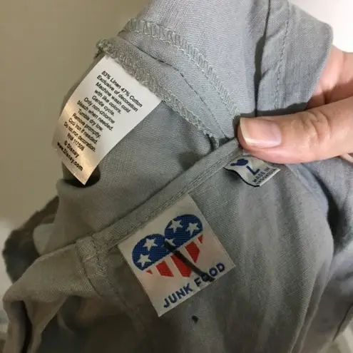 Disney NWOT  x Junk Food Gray Romper Mickey Mouse