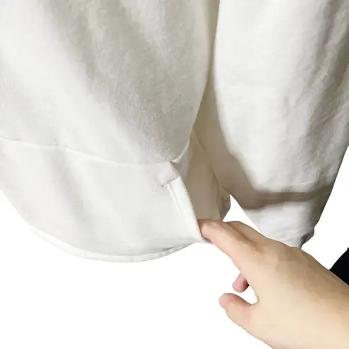 Beyond Yoga Trek Half Zip Pullover Women’s Size M White Soft Fleece Lounge