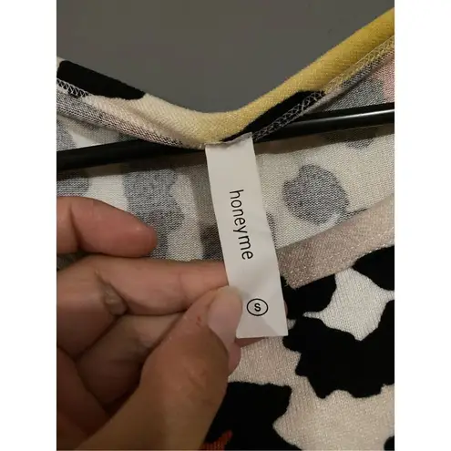 Honeyme  Leopard Print Autumn Long Sleeve Tunic Top  Size Small NWOT - Image 5