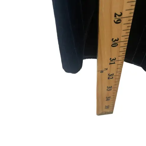 Ellen Tracy Size 12 Witchy Blue Pin Striped Velvet Grunge Pants