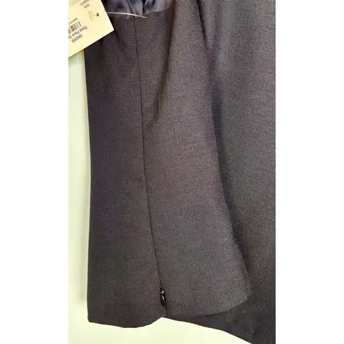 VTG NWOT Black Jacket Lace Tank 80s Kasper Academia Whimsey Goth Size 12