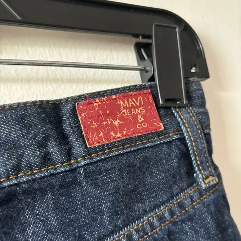 Mavi Jeans Vintage Y2K 90s Naomi Denim Micro Mini Skirt in Dark Classic Wash