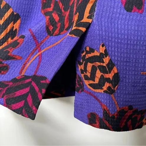 Marc by Marc Jacobs Purple Persian 100% Silk Mini Dress Size 0