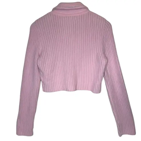 ERL Pink Cheerleader Cardigan size Small