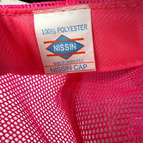 Nissin Vintage Barbie Pink McNamara Pontiac Hat Snapback One Size