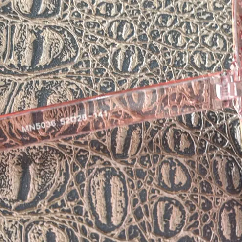 Oversized Pink Rhinestone Square Sunglasses MN5036 Retro Glam