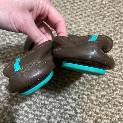 Tieks Chocolate Brown Ballet Flats- size 8