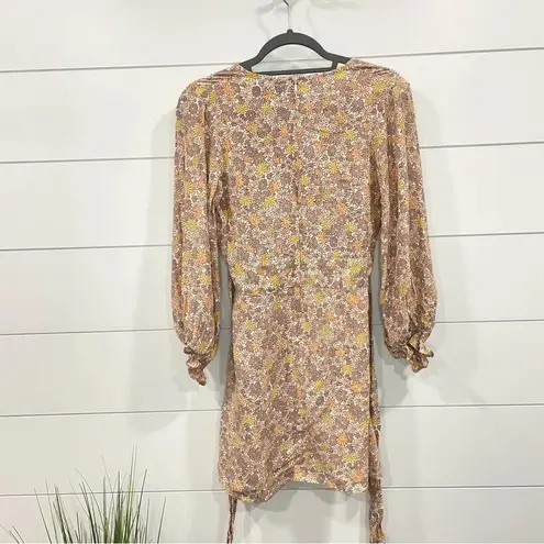 Faithfull the Brand Palmaro Mini Dress Zoella Floral US 4