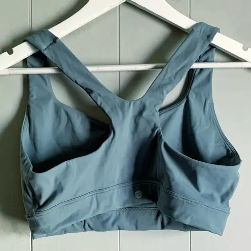 CALIA Women's Inspire Medium Support Sports Bra BlueGray L Blue Size L