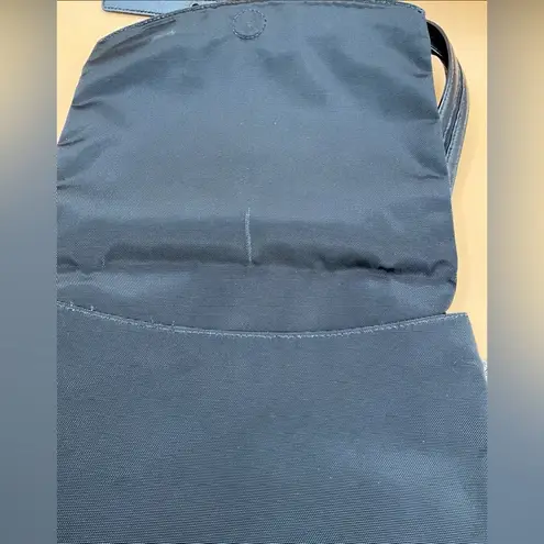 Very Rare TUMI Crossbody Travel Bag Black Nylon Magnetic Closure Flap Handbag